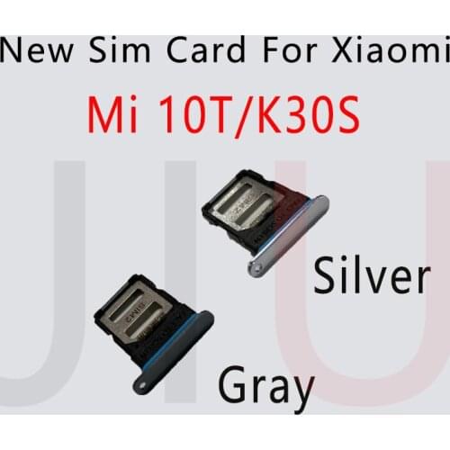 New For Xiaomi Mi 10T / 10T Pro 5G SIM Card Tray Slot Holder Adapter Socket Repair Parts