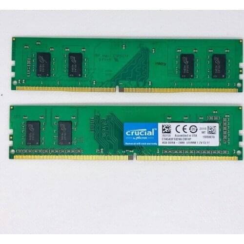 Crucial RAMS 4GB DDR4-2400 1.2V Desktop memory DDR4 4GB 2400MHz desktop memoria computer ram ddr4 2400 4gb