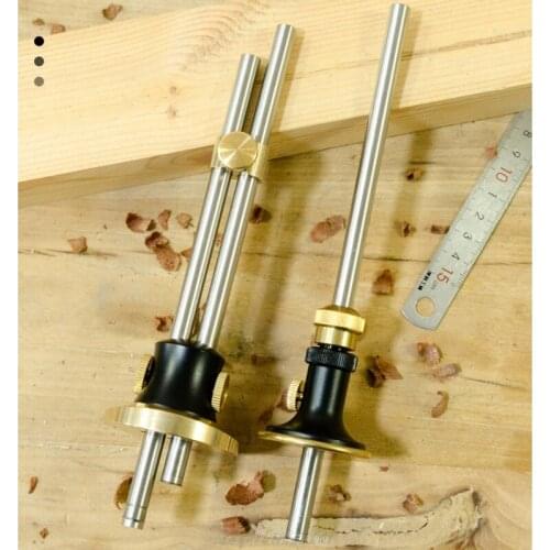 Stainless Steel Woodworking Scribe Marking Gauge Fine Tuning Mortise Scriber Ruler Carpenter Tool D16 20 Dropshipping