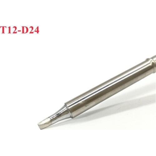 T12-D24 D52 Shape D series Welding iron tips for FX9501/951/907 T12 Handle OLED&STC-LED T12 Soldering station 7s melt tin