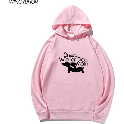 Dachshund Love Dog Hoodies Wiener Dog Sweatshirt Streetwear Women Autumn Winter Causal Harajuku Pullover Tops Cotton