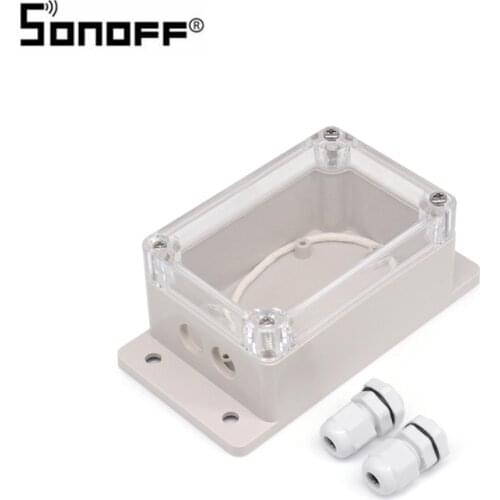 Sonoff IP66 Waterproof Cover Case for Sonoff Basic/RF/Dual/Pow/TH16/G1 Cable Wire Connector Junction Box Smart Home Dropship