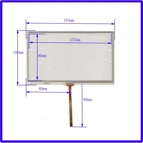 ZhiYuSun XWT1562 4 wire TOUCH SCREEN touch panel this is compatible 164*100mm 164*100