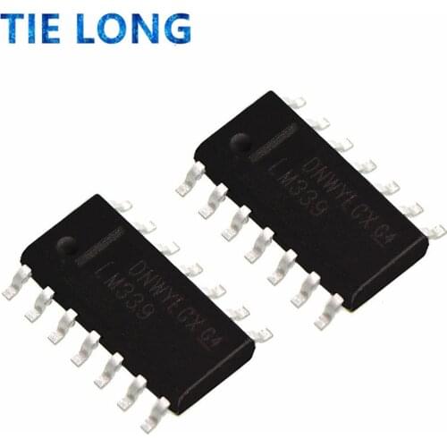 10PCS LM339DR SOP14 LM339 SOP LM339DT SMD LM339DR2G SOP-14 339DR new and original IC