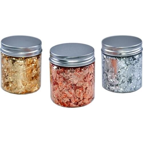 3g Edible Rose Gold Flake for Baking Decoration Rose Gold Foil Decoration for Cake Macaron DIY Cup Cake Ornament Free Shipping