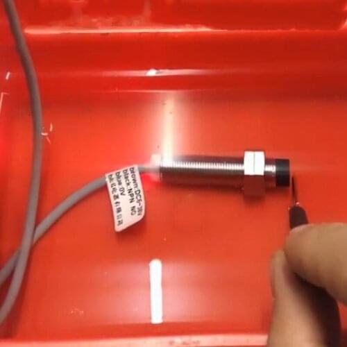 5PCS new pattern Proximity switch DC24V Three lines NPN Normally open BF-M12-4N1 Waterproof and oil proof inductive metal object