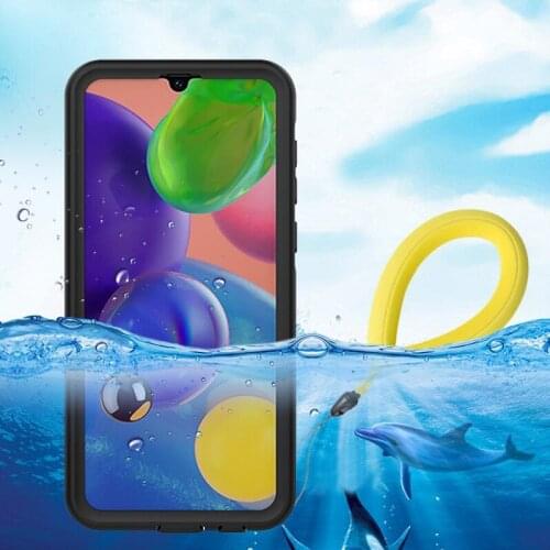 A21 Case Outdoor Sport Waterproof Diving Case for Samsung A21 Black Case Shockproof Protective Covers A21 A 21 Full Body Case