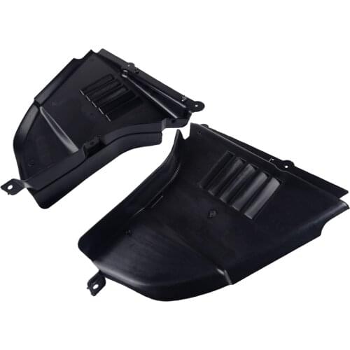 CITALL 1Pair Car Black Plastic Under Left Right Splash-Shield Cover fit for BMW 525i 530i 545i 530xi 550i M5 51717033753