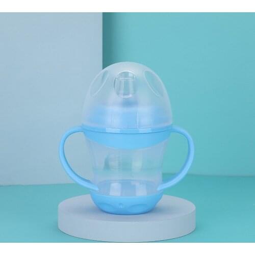 Baby Feeding Bottle Kids Duckbill Type Drip Proof Cup With Cover And Handle Childrens Learning Cup Duckbill Cup