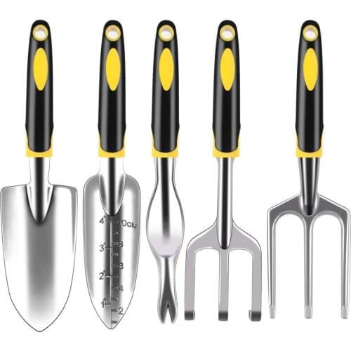 Garden Tool Set Stainless Steel Tool Set Planting Tools Weeding Fork Trowel Soil Scoop Cultivator