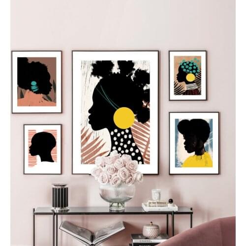 African Traditional Tribal Style Wall Art Canvas Painting Abstract Nordic Posters And Prints Wall Pictures For Living Room Decor