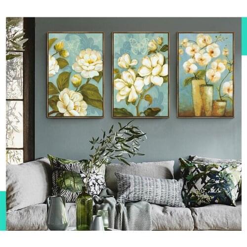 Nordic Flower Posters Plants Home Modern Abstract Wall Art Decor Canvas Painting Decorations Living Room No FrameZP-3854