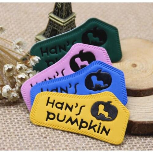 Wholesale custom jeans leather label leather label distributor leather label product free shipping