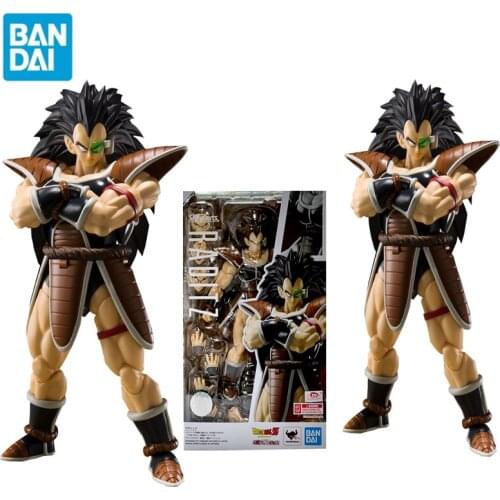 BANDAI Original Dragon Ball Z Raditz Super SHF Saiyan Toys Collection Model Anime Action Figures Doll Anime Figures Toys