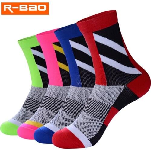 R-BAO 2018 New Professional Brand Sport Outdoor Socks Breathable Hiking Bicycle Socks/Mountain Bike Socks/Racing Cycling Socks