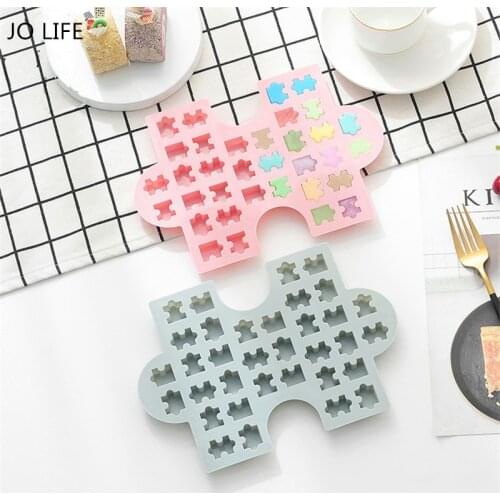 JO LIFE Silicone Gummy Chocolate Mold Novelty Creative Puzzle Cake Decoration Fondant Mould