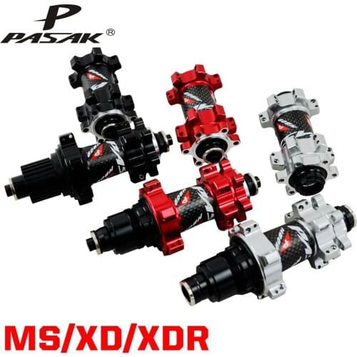 Hubs Sealed 4 Bearing 9mmQR THRU MTB Mountain Bike Hub 24 Holes Disc Brake Bicycle Hub straight MS micro spline 11/12sp XD/XDR