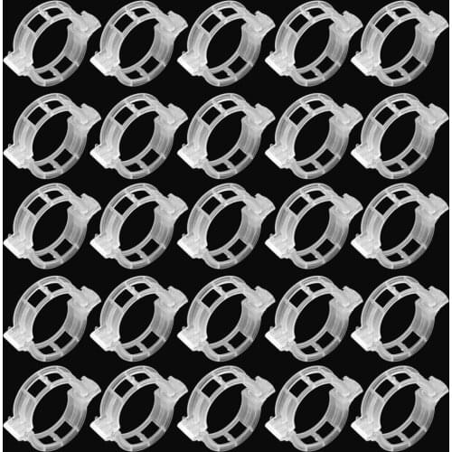 100pcs White Plant Clips Plant Clips Tomato Clips Connect Pepper Cucumber Vines, Plastic
