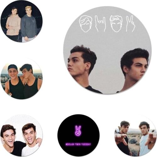Dolan Twins Icons Pins Badge Decoration Brooches Metal Badges For Clothes Backpack Decoration 58mm