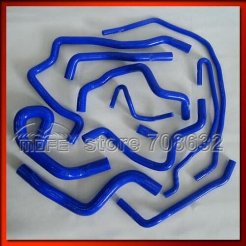 11PCS Original Logo Silicone Heater Coolant Radiator Hose Pipe Kit for Ford Focus 1.8L / 2.0L 2006 - 2012 8 Colors