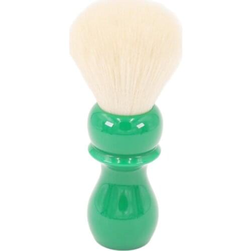 24mm Yaqi Dandelion Green Resin Handle Wet Cashmere Knot Shaving Brush
