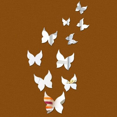 Hot design mirror wall diy Europe Acrylic Pattern living room stickers home decoration gift hot