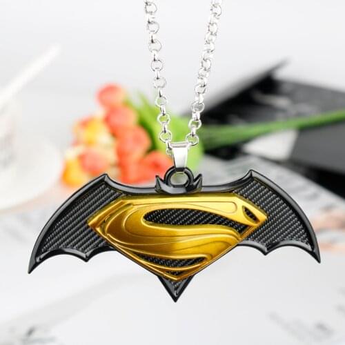 Hip Hop Bat Logo Necklace Link Chain Pendant Necklace Men Women Accessories Necklaces