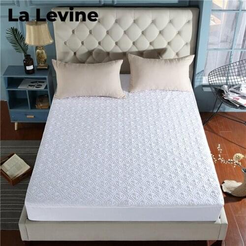 Cotton Quilted Bed Cover Thickened Anti-slip Bedspread Winter Bed Spread Four Pattern Multi-color Mattress Cover Coverlets Home