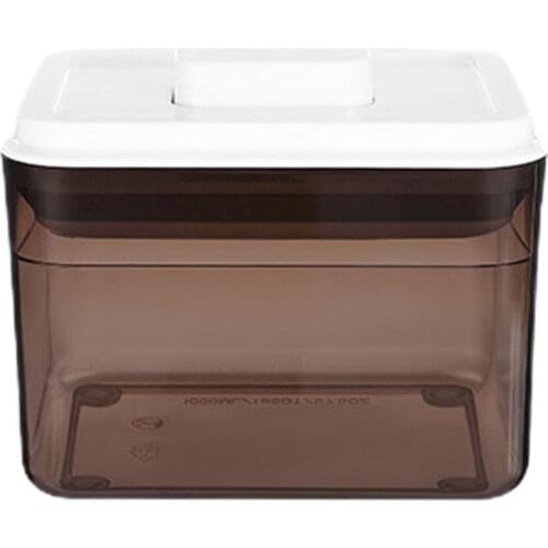 350ml/700ml/1000ml Storage Jar Multifunctional Large Capacity Acrylic Press Type Square Food Sealed Box Container Home