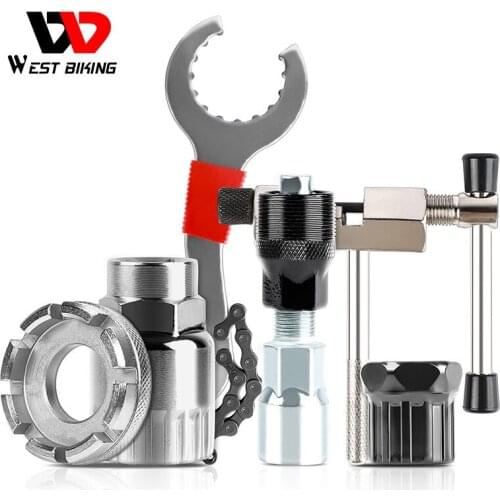 Multifunctional Bicycle Repair Tool Kits Chain Breaker Flywheel Remover Crank Puller Wrench MTB Road Bikes Maintenance Tools