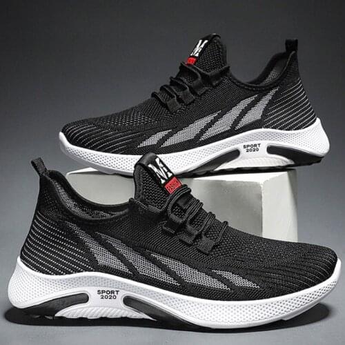 New Men 2020 Autumn Sneakers Breathable Running Shoes Casual Male Luxury Sneakers Stylish Shoes Outdoors Man Basketball Sneakers