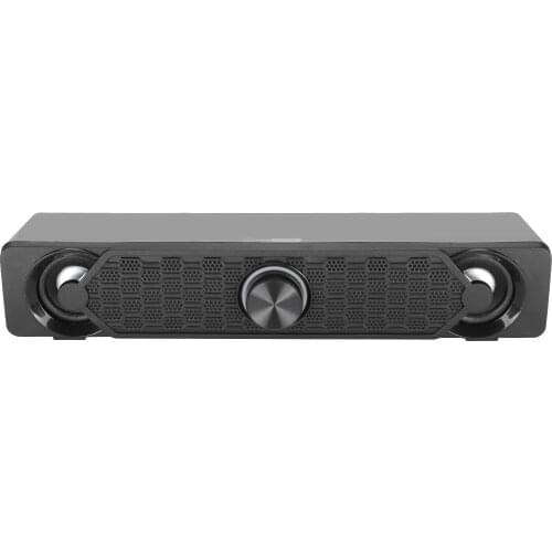 Honeycomb Style Desktop Audio Portable Stereo Speaker LED Soundbox USB Computer Blu-Ray Button Audio Soundbar For PC Games