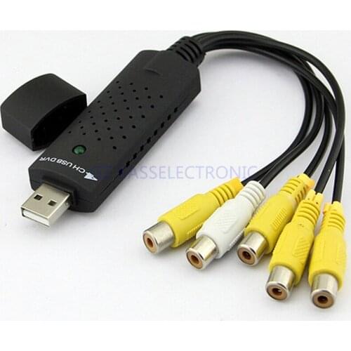 USB2.0 4 Channel Video Audio capture card for windows7 8 10 25fps/4channel