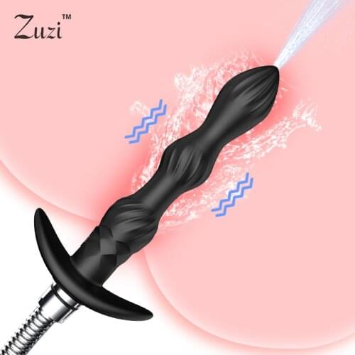 Vagina/anal clean Vibrator Enema Shower Nozzle For Anal Syringe Douche Vagina Cleansing Shower Head Anal Cleane Adult Sex Toy