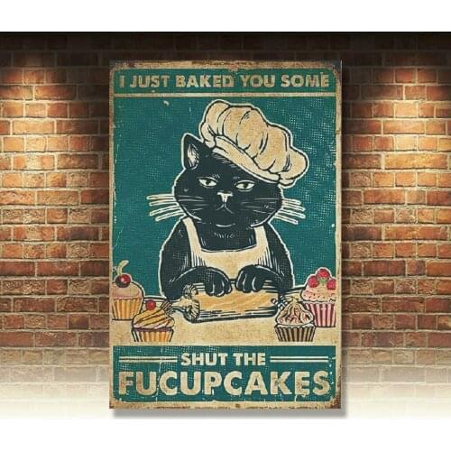 Vintage Retro Animal Metal Sign For Home Decor Bar Plaque Pub shop Outdoor Signs