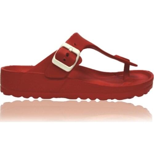 Womens Red Thong Slippers
