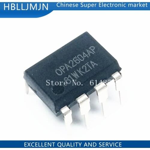 10PCS OPA2604AP DIP8 OPA2604A DIP OPA2604 DIP-8 2604AP