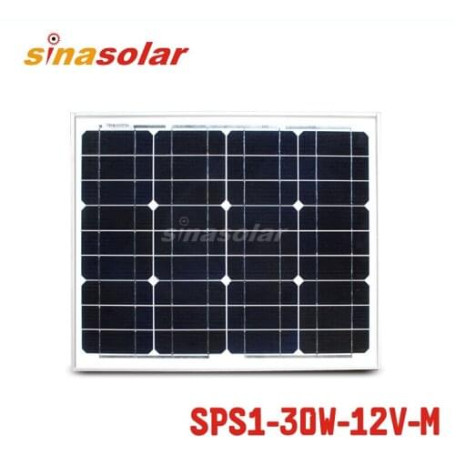 30W 12V Monocrystalline Solar Panel Module