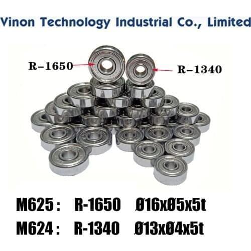 5PCS/Set) EDM Parts Bearing 624 (R-1340 Ø13xØ4x5t) for Wire Cutting Machines