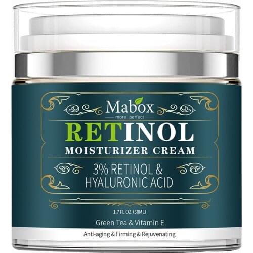 50ml Collagen Vitaming C Anti-aging Cream Retinol Face Cream Hyaluronic Acid Hydrating Vitamin E Tighten Skin Whitening Cream
