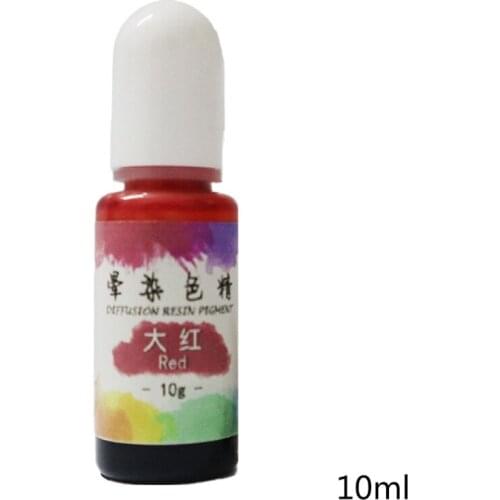 18 Colors Epoxy Resin Diffusion Pigment Alcohol Ink Liquid Colorant Dye DIY Crafts Jewelry Making W0YA