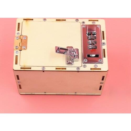 DIY Password Box Kids Science Experiment School Projects DIY Kits Funny Toy Kids Science Wooden Toys Gifts for Kids
