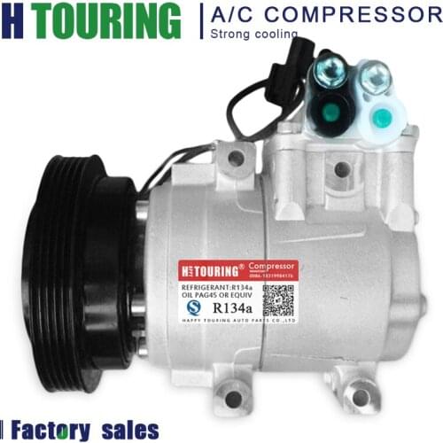 HS15 AC Compressor For Hyundai Starex H200 H1 bus 977014A450 97701-4A450 F500-QBVEB-02 910454 F500-QBVEB-03 F500-QBVEB-01 910454