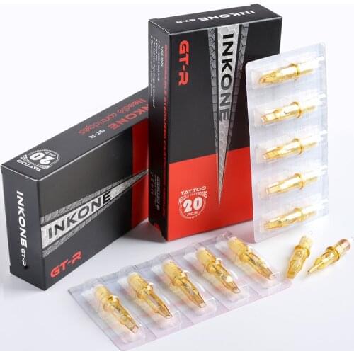 INKONE tattoo cartridge needles curved magnum high quality tattoo needle compatible with Tattoo Pen Machine