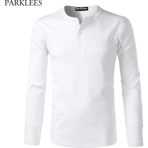 Fashion American Casual Heave Weight Men T Shirt 2017 Amekaji Long Sleeve Henley Shirt Slim Tee Shirt Homme Cotton Mens T Shirt