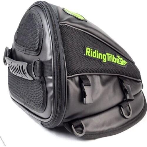 Fashion Leather Saddle Bags Motorcycle Bag Leg Waterproof Moto Tank Bag Mochila Moto Racing Oil Tank Back Seat Travel