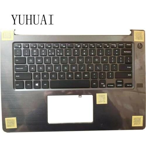 Keyboard NEW for DELL Vostro 14-5468 US Upper Case Palmrest cover with Backlight