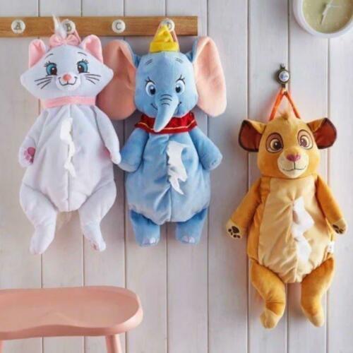 Disney Plush Tissue Cover Case Mickey Minnie Simba Fast Ship Christmas Gift