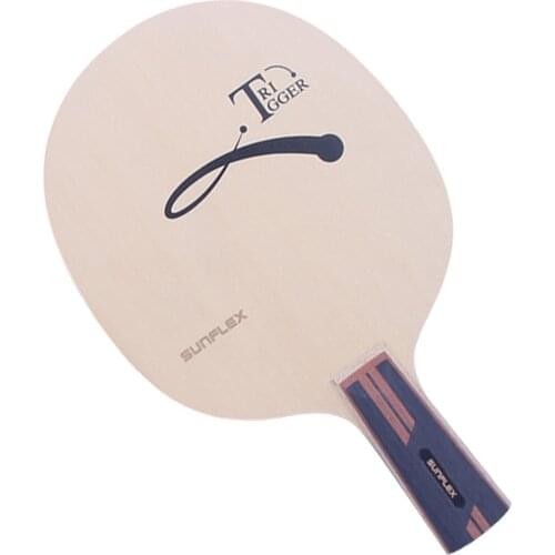 SUNFLEX TRIGGER TNT UD Table Tennis Racket 5 ply wood long handle short handle PingPong blade
