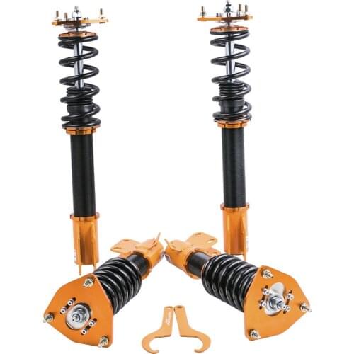 24 Ways Adjustable Damper Coilovers Coilover Spring for Subaru Impreza WRX GDB 02-07 WRX STI for Saab 9-2x 2004 2005
